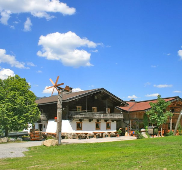 Eingang zum Ferienhaus Kohlschnait